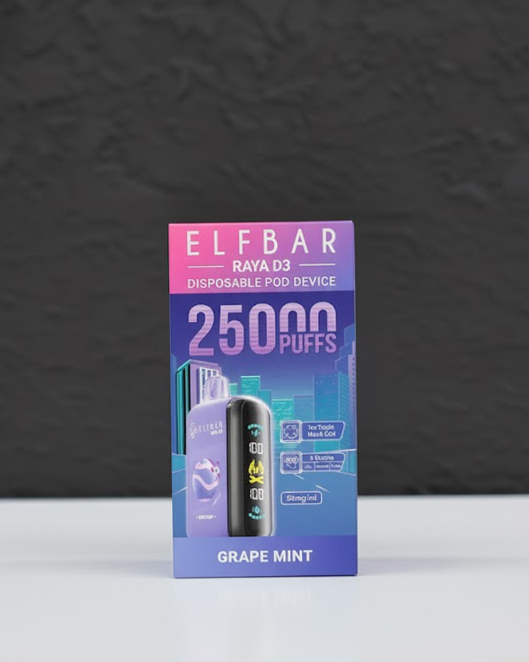 Elfbar Raya D3 25000 Grape Mint