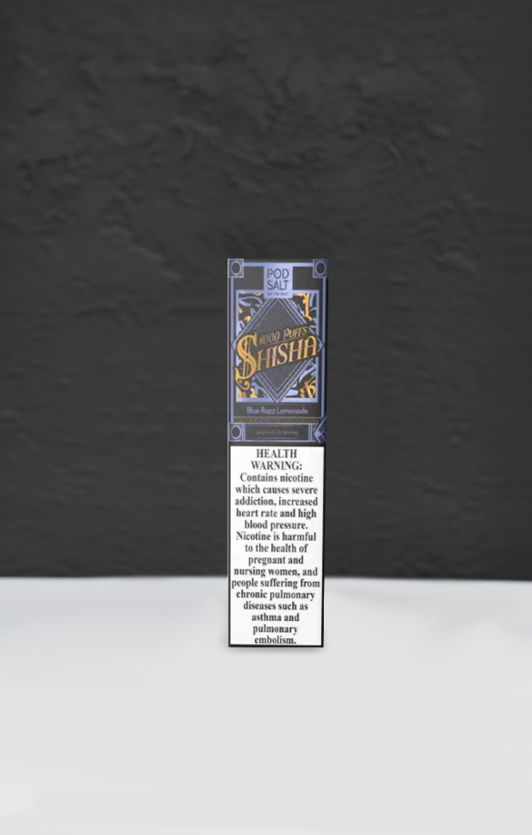 Pod Salt Shisha 8000 Blue Razz Lemonade