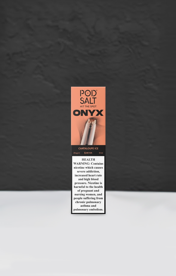 Pod Salt Onyx 4000 Cantaloupe Ice