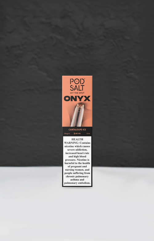 Pod Salt Onyx 4000 Cantaloupe Ice
