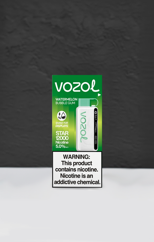 Vozol Star 12 000 Watermelon Bubble Gum