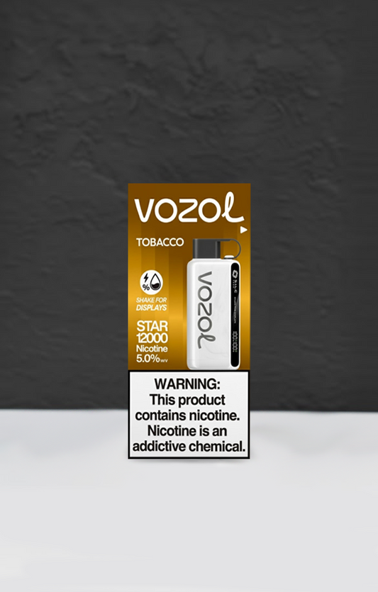 Vozol Star 12000 Tobacco